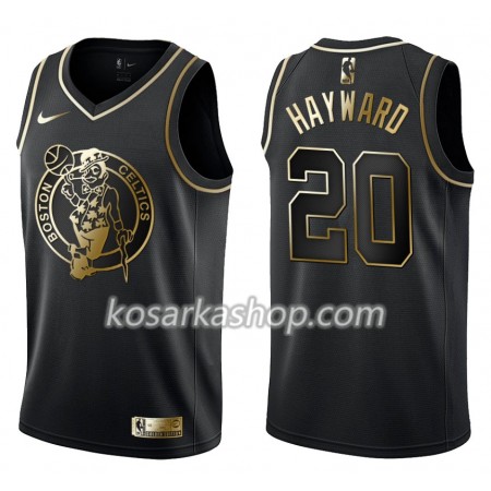 Dres Boston Celtics Gordon Hayward 20 Nike Crna Golden Edition Swingman